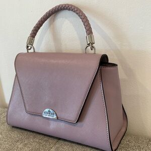 GUESS lavender top handle crossbody purse